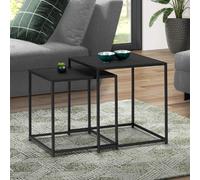 MARKET Tables basses x2 DAVIS 40/45 Noir