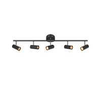 Markslöjd Barcelona plafonnier 5x12 W noir 107351