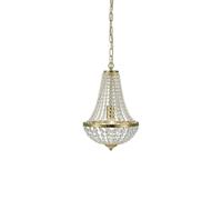 Markslöjd Gränsö lampe suspendue 1x60 W laiton-transparent 106118