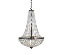 Markslöjd Gränsö lampe suspendue 2x40 W noir-transparent 107027