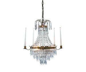 Markslöjd Krageholm lampe suspendue 3x40 W laiton-transparent 100602