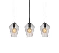 Markslöjd Retro lampe suspendue 3x60 W noir-fumé 107132