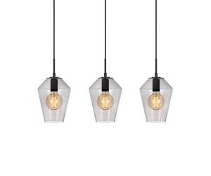 Markslöjd Retro lampe suspendue 3x60 W noir-fumé 107132