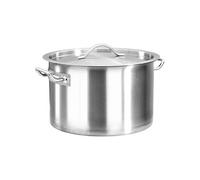 vidaXL Marmite à soupe 32 L 40×26 cm Acier inoxydable