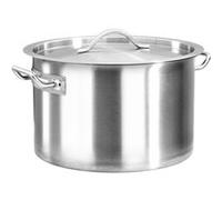 vidaXL Marmite à soupe 32 L 40×26 cm Acier inoxydable