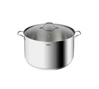 Tefal Intuition XL Marmite 36 cm / 17.5 L, Induction, Acier inoxydable 18/10, Garantie 5 ans, Poignées rivetées robustes, Couvercle en verre B8647504, Métallique