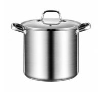 Marmite à Facile D'entretien, 22CM | Inox 304, avec Cvercle En Verre, Compatible Induction, Marmite avec Cvercle, pr Cuisine, Familles, Cuisiniers