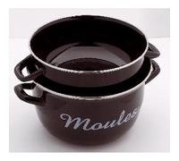 Marmite à moules 24 cm noire - 312838 - BAUMALU
