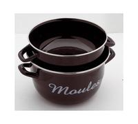 Baumalu Marmite à moules émaillée 24 cm 5 L