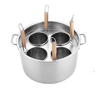 Marmite à nouilles avec panier passoire, ensemble de cuisson en acier inoxydable pour ramen, raviolis, légumes, induction et cuisinière à gaz, compatible pour la maison et le restaurant