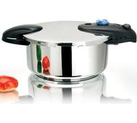 Marmite à pression de 10 litres en acier inoxydable, diamètre 24 cm, avec insert de cuisson