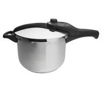 Marmite à pression de 8 litres, diamètre 22 cm, en acier inoxydable, couleur argent