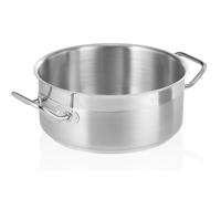 Marmite à rôtir Cookware 21, Ø 28 cm, 7 l, acier inoxydable 18/10, modèle plat