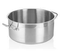 Marmite à rôtir Cookware 21, Ø 32 cm, 12 l, acier inoxydable 18/10, modèle plat