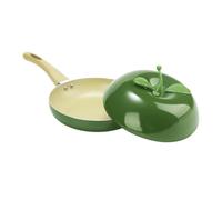 Marmite à sauce avec couvercle Anti-adhésif En Forme De Fruit Pratique | Faitout Et Poêle Compatibles Induction Idéale Pour Pâtes, Soupe, Spaghetti, Cuisine Maison Et Restaurant Avocat O