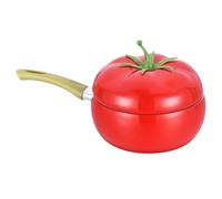 Marmite à sauce avec couvercle Anti-adhésif En Forme De Fruit Pratique | Marmite À Épais Idéale Pour Pâtes, Soupe, Spaghetti, Cuisine Maison Et Restaurant Tomate F