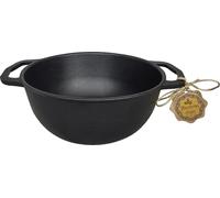 Marmite à soupe en fonte - 6 litres - ø 28,5 cm - Convient pour l'induction - Fonte - Noir