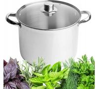 Marmite à soupe en inox HAUT DE GAMME 13,0L 28cm GAZ INDUCTION SOLIDE OK