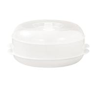 Marmite à vapeur pour micro-ondes, cuiseur de cuisine empilable, ensemble de bols à vapeur pour micro-ondes de 8,66 x 4,72 pouces, plat de cuisson multicouche pour le déjeuner, pâtes de riz, b