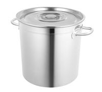 Marmite, acier inoxydable, grande capacité, gris clair
