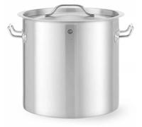 HENDI Marmite avec couvercle, grande capacité: 36L, faitout, convient à toutes les sources de chaleur, lavable au lave-vaisselle, ø360x(H)360mm, inox