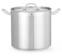 Hendi Marmite haute Profi Line avec couvercle inox 24 L Ø320×H300 mm