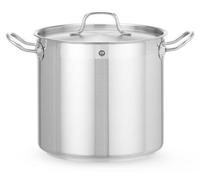 Hendi Marmite haute Profi Line avec couvercle 10 L ⌀240×H220 mm