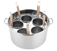 Marmite avec séparateur et passoire, 3/4/5 trous pour cuiseur à pâtes pour la cuisine à la maison, la cuisine commerciale