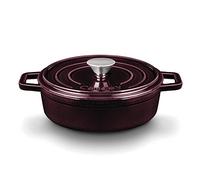 Marmite Basse Fer 22 cm Bordeaux