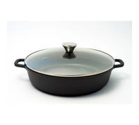 Marmite Baumalu Basse Et Couvercle Verre 5l 32 Cm