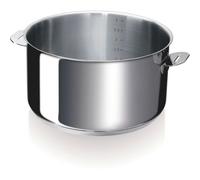 BEKA 12321244 Corps de faitout Evolution 24 cm acier inoxydable argenté