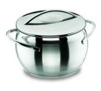 Lacor Marmite Belly 79120 en inox avec couvercle Diamètre 20 cm