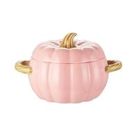 Marmite céramique 1,9 l grand bol à soupe poignées passe lave-vaisselle micro-ondes pot citrouille Halloween Noël Thanksgiving