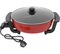 Marmite électrique - Cuiseur de table - Capacité 6 L - Puissance 1360 W - Bol divisé avec couvercle - Revêtement antiadhésif - 5 niveaux de température - Rôtir/Cuire/Mijoter