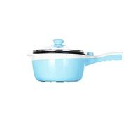 Marmite électrique Mini marmite domestique automatique multifonctionnelle(Blue)
