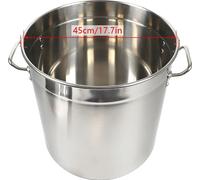Marmite en acier inoxydable, grande capacité 35L/50L/70L, matériau durable , 70L