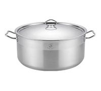 Marmite Faitout Inox avec Couvercle - 17.3L (Ø36cm) - Induction - Tous Feux - Compatible Lave-Vaisselle - Qualité Professionnelle