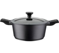 Marmite Fonte d'Aluminium, GSW Easy Click, 24 cm, Induction, Revêtement Vitaflon Granit sans PFAS, Manche Amovible