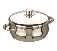 IBILI - Marmite avec couvercle Oslo, 26 cm, Acier inoxydable, Compatible avec l’induction