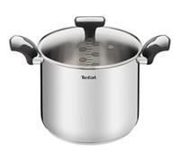 Marmite inox 22cm + couvercle en verre - Tefal - E3016104 - emotion