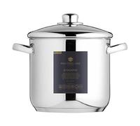 Marmite MasterClass Avec Couvercle 8.5L/24cm, Sécurité Induction, Acier Inoxydable, Argent