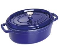 Marmite ovale, bleu foncé V 6,5 l Staub