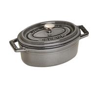 Marmite ovale, gris graphite V 0,25 l Staub