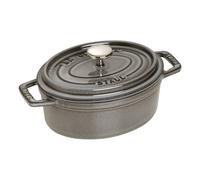 Marmite ovale, gris graphite V 1,0 l Staub