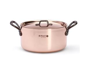 Marmite PRIMA MATERA 20 cm, avec couvercle, cuivre, de Buyer