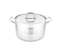 Marmite Professionnelle Inox 36 cm 21 L Induction | Inox 18/8, 21 L, Ø36 cm, Couvercle, Fond 5,5 mm, Induction, Four 230°C