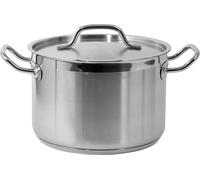 Marmite professionnelle MOYENNE 24x16cm 7,2 litres avec couvercle