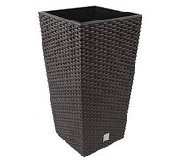 Marmite Rato 26,6 litres avec insert 26,5 x 26,5 x 50 cm en couleur ocre foncé