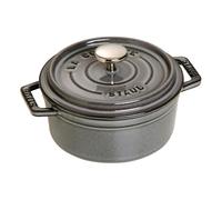 Marmite ronde, gris graphite O 12 cm Staub