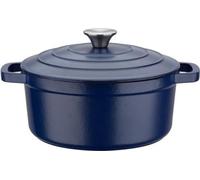 Marmite Ronde GSW BLUE MAGIC, Fonte Massive, 20 cm, Induction, 2.2L, Bleu